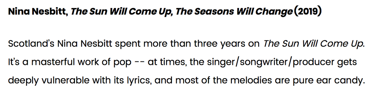 FrenchNessies's tweet photo. Billboard has also names The Sun Will Come Up, The Seasons Will Change one of the best overlooked albums of the DECADE. https://t.co/RHu7OeLyum https://t.co/3qQFuDqsHt