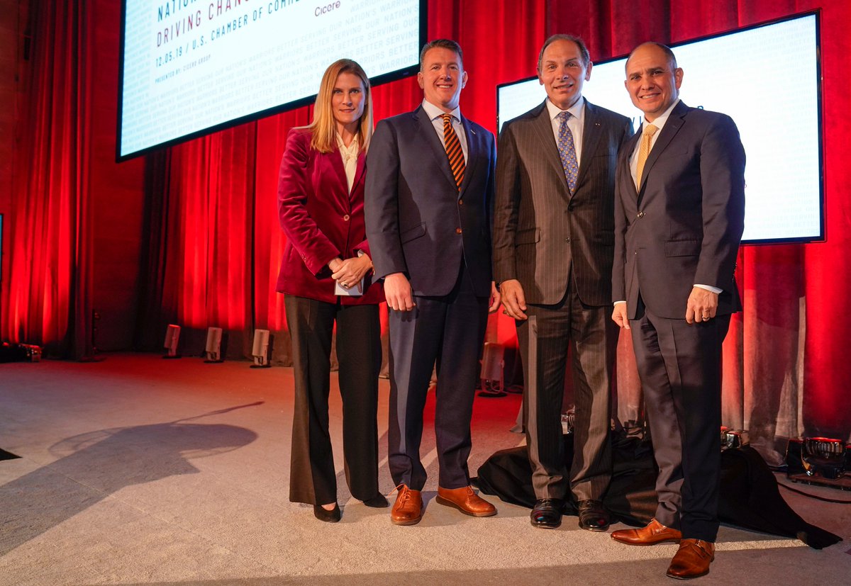 Life a series of transitions. After 6 incredible years <a href="/TheBushCenter/">George W. Bush Presidential Center</a> I was thrilled 2 join <a href="/Randy_Shumway/">Randy Shumway</a> @cejaynes &amp; many new teammates <a href="/Cicero_Group/">Cicero Group</a> 2 launch our DC office &amp; new #veteran &amp; #military affairs practice, Cicero Serves. Thanks 2 <a href="/Bob_McDonald75/">Robert A. McDonald</a> 4 keynoting #service