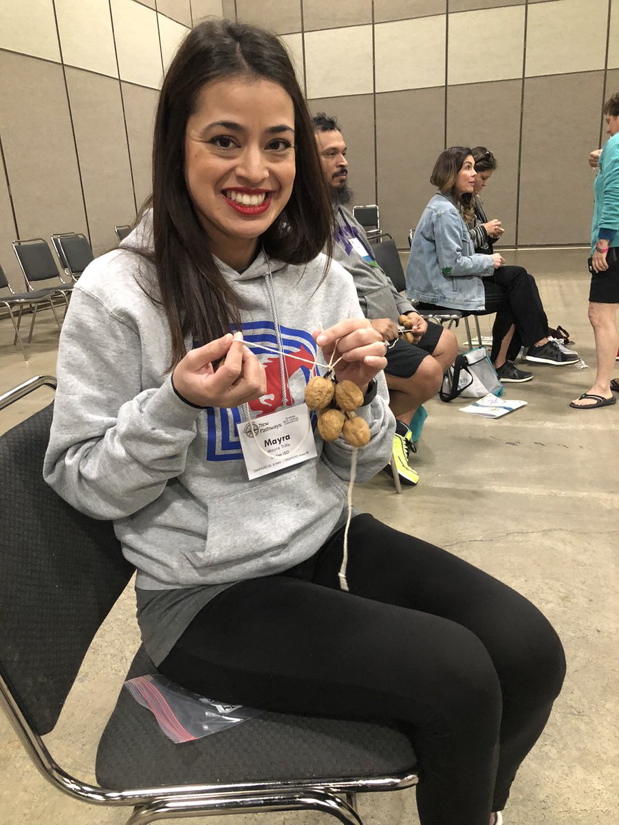 TrilloMayra's tweet photo. Ankle shakers for Aztec Dancing! #texahperd #newpathways19 https://t.co/vmMOAE4UpQ