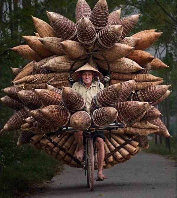 「大量のタケノコに見える！」ベトナム人の自転車のペダルを漕ぐパワーには驚かされる！
