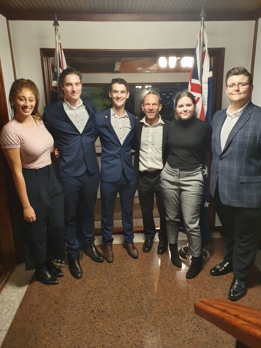 GAIGriffith's tweet photo. @GriffithBiz #Korea #GlobalWIL interns met Mr Ian McConville, Deputy Head of Mission to Korea in Seoul during at a recent @NewColomboPlan event. @caitebyrne @Griffith_Uni https://t.co/rBOzOJosUD