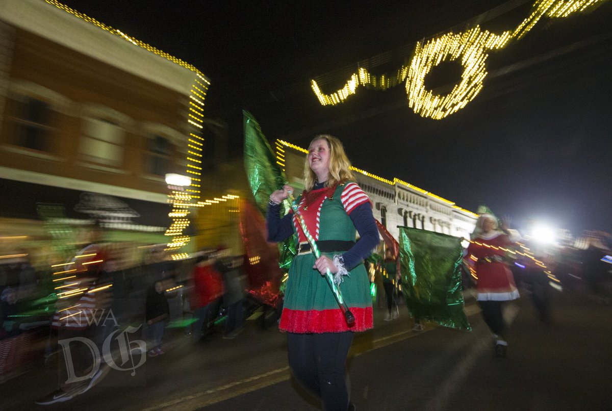 Enjoy the Rogers Christmas Parade from the warmth of your home with lots more photos in the gallery: bit.ly/36ef0ky. #ChristmasParade #Rogers #Arkansas