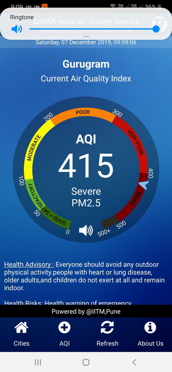 nkashimpuria9's tweet photo. Pollution levels high again. Please do something @narendramodi @PMOIndia @toi  Why is Mr. Modi not doing or saying anything about it. https://t.co/06HTDH6BWF