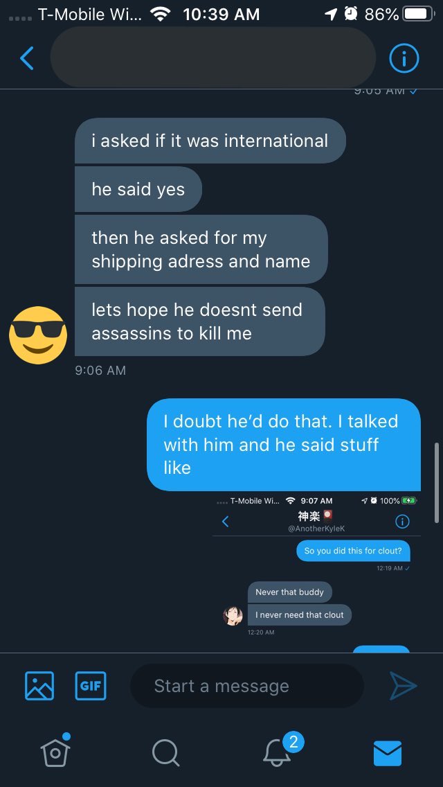 ScamAnnihilator's tweet photo. @AnotherKyleK @weirdvideogamer @CDPROJEKTRED @NintendoAmerica @Twitter @TwitterSupport 
#Scammer #TwitterScam #GiveawayScams #GiveawayScam #Scamalert #Nintendo #AnotherKyleK https://t.co/Kb9QVXh0lS