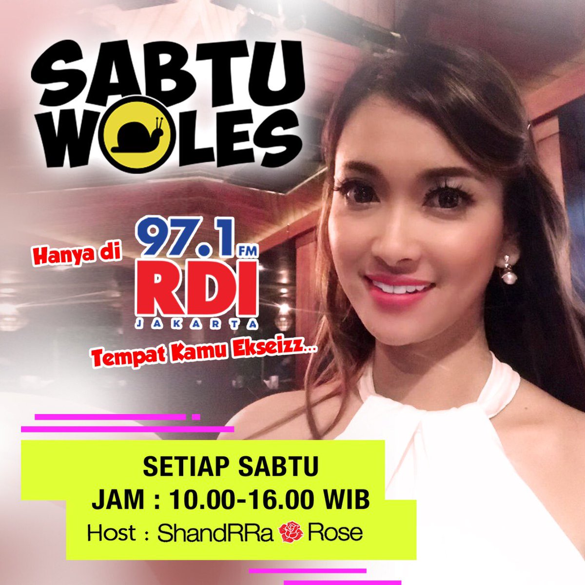 Cuzzz gabung yuk <a href="/rdi971/">97.1 FM RADIO RDI JKT</a> #SabtuWoles sampai jam 4 sore!