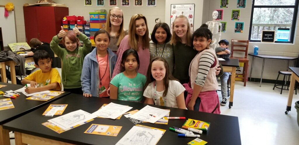 NorthHallCTAE's tweet photo. Thanks to @riverbendes for allowing @NorthHallCTAE students to deliver career lessons today.  We had so much FUN! @Hall_Schools @nhhsprincipal https://t.co/aK50kJTZ0u