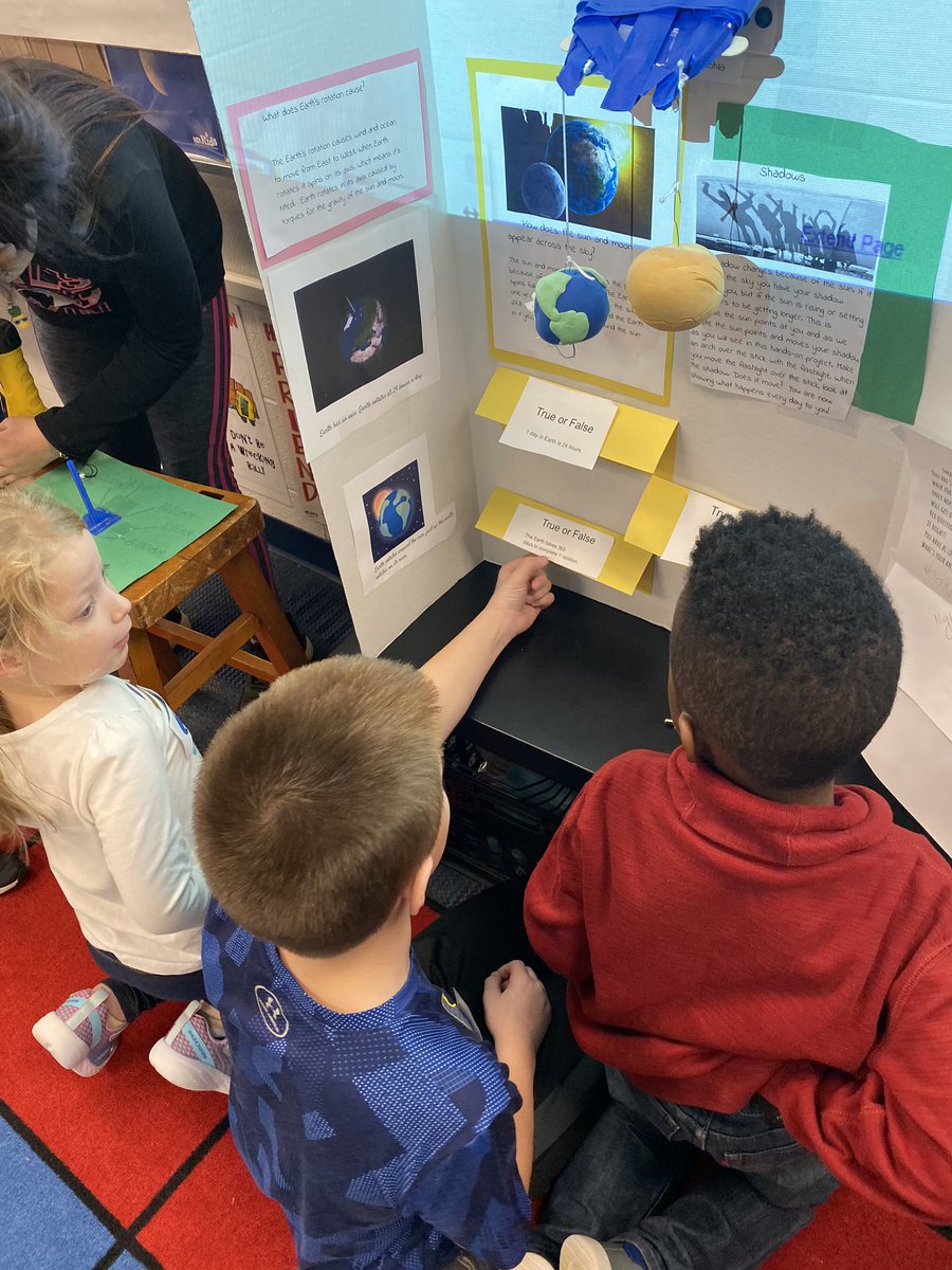 MissDencker's tweet photo. We loved the interactive projects our 5th grade buddies made for their solar system museum! @msshreves https://t.co/sILHi6r2hx