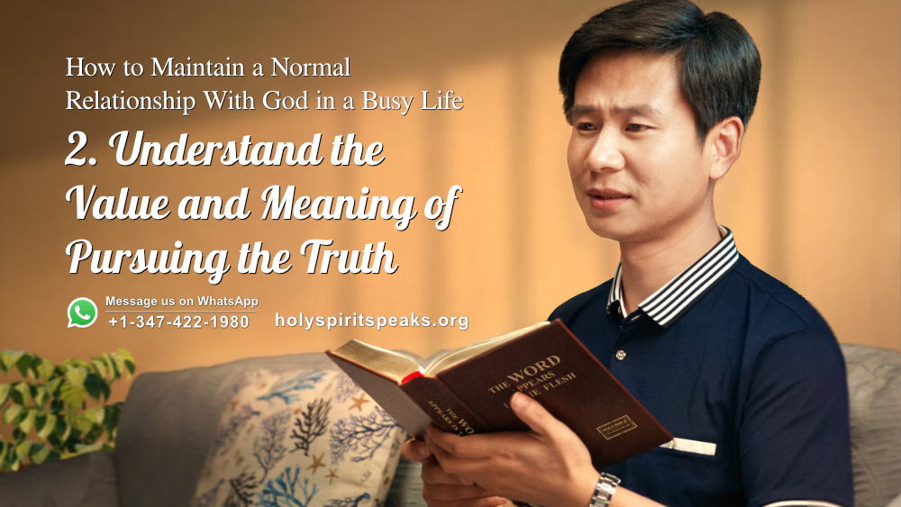 churchAlmighty's tweet image. We have no time to attend church gatherings or read God’s words because we’re too busy with work. The main reason for this is because we have failed to see the meaning and the importance of pursuing the truth.⤵
#truth #AlmightyGod #Christian #God
🔗Read: facebook.com/65747710434128…