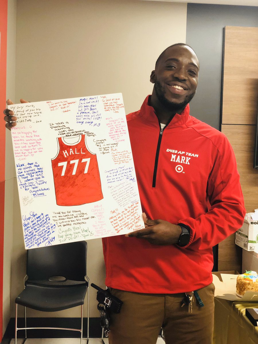 BullseyeKattttt's tweet photo. Bittersweet day @ #T1798 as my APS Mark hangs up his jersey for APTL. Words canβt even describe how proud I am. The #D459 AP Leadership Team is lucky to have you ππ― π¨β¨ We will miss you #Promotion #NewJourney #TheOne #WelcomeRookie #D459Strong πͺπ½ https://t.co/LAQxFqbM7g