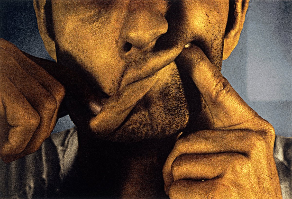 Happy Birthday to #BruceNauman born this date 1941!
#geminigel

Bruce Nauman
Cockeye Lips from Infrared Outtakes, 2006
Photographed by Jack Fulton (1968) 
Epson UltraChrome K3 inkjet print