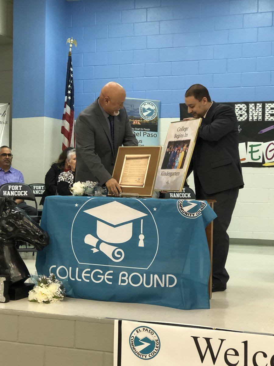 EPCCNews's tweet photo. Flag-raising ceremony concludes EPCC's adoption of Benito Martinez Elementary. #CollegeBoundProgram #EPCCpride #TheBestPlacetoStart https://t.co/AQBsagw3cE