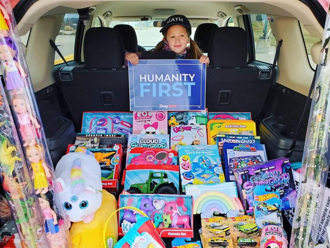 88_IROC's tweet image. So proud of the #YangGang!

In just 4 days we were able #ClearTheList for the kids at the @MICAHHouse_IA!

We also have $800 more dollars to get more for the older kids and adults!

@AndrewYang's #HumanityFirst message is strong and will only be amplified in the coming months!