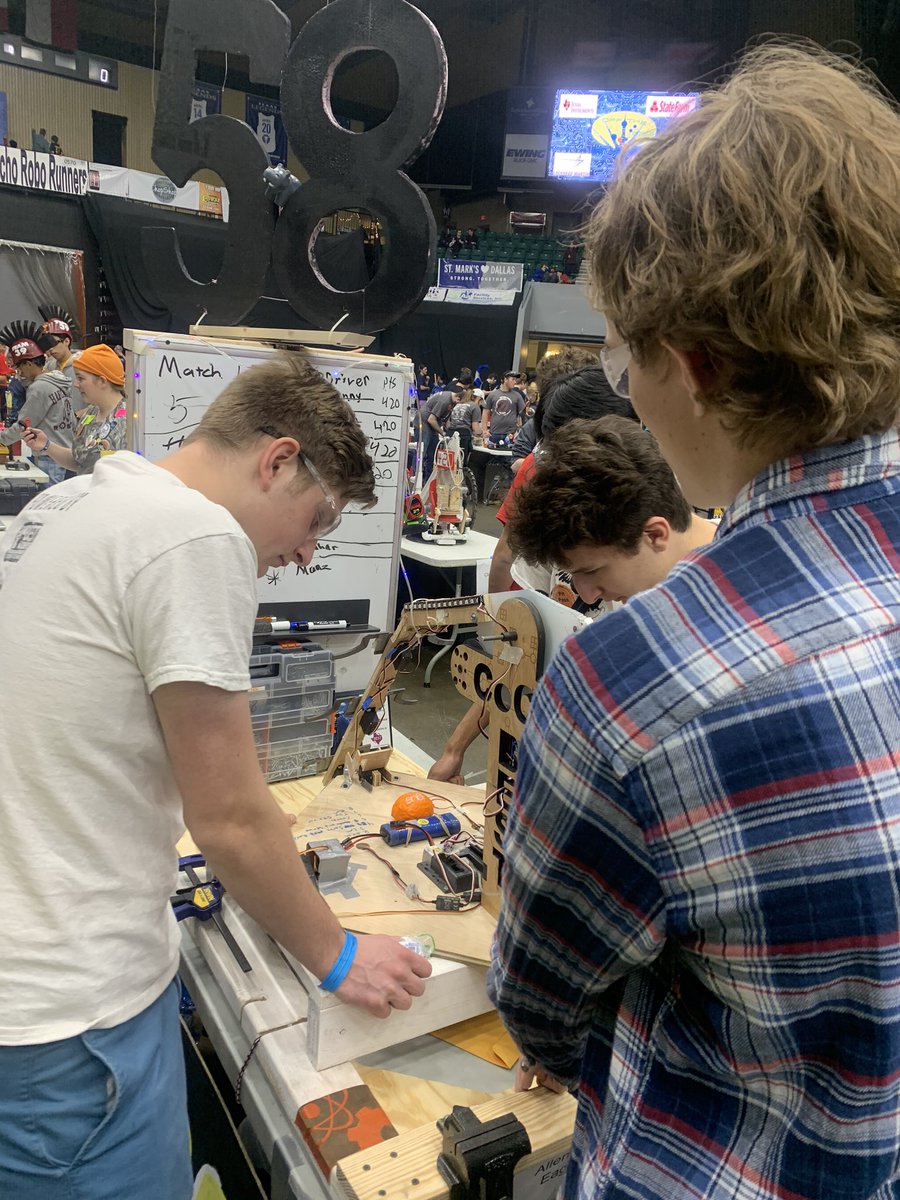 Good job tonight and good luck tomorrow!!! <a href="/BESTteam58/">Eagle Robotics</a> <a href="/AllenRobotics/">Allen Robotics</a> #BESTrobotics