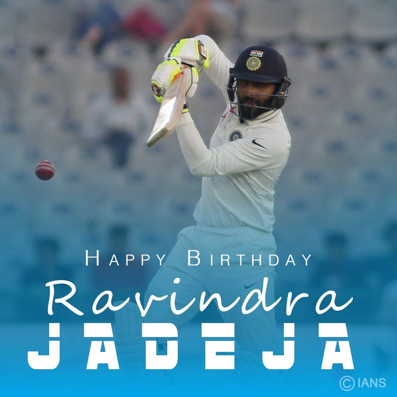 Happy birthday Ravindra Jadeja 