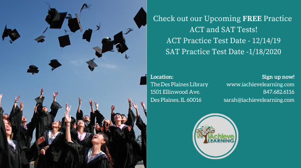 iachievelearn's tweet photo. Mark your calendars! 12/14 is our next FREE ACT test prep. Take advantage of this FREE opportunity. Each student can take a free #ACT Practice Test once.
Location: The #DesPlaines Library. 👉Sign up today! https://t.co/pHqwFxGIuB
#CollegeTestPrep #chicago #collegebound #tutoring https://t.co/20iHQ5RRKU