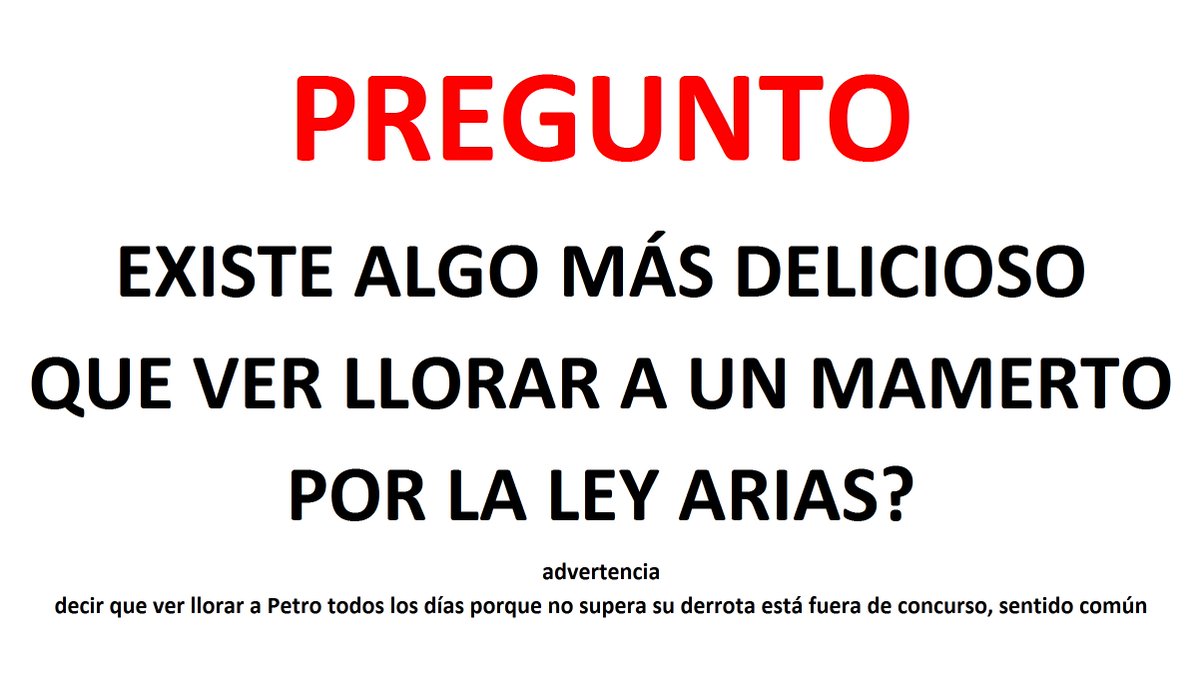 JEAM_79's tweet photo. #AriasInocente #LeyAriasEs #SaqueEnCali #EscarlataOTiburon #ProudOfLiam
PREGUNTO
POR CURIOSIDAD
🤔 https://t.co/dvjCorrgEd