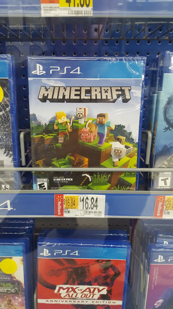 minecraft walmart ps4