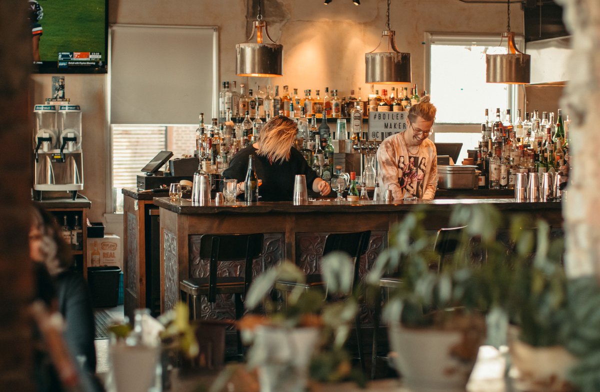 🥂 Raise a glass to your favorite bartenders! 
We greatly appreciate all the bartenders that have behind our bar over the years. 🍻 
#nationalbartenderday