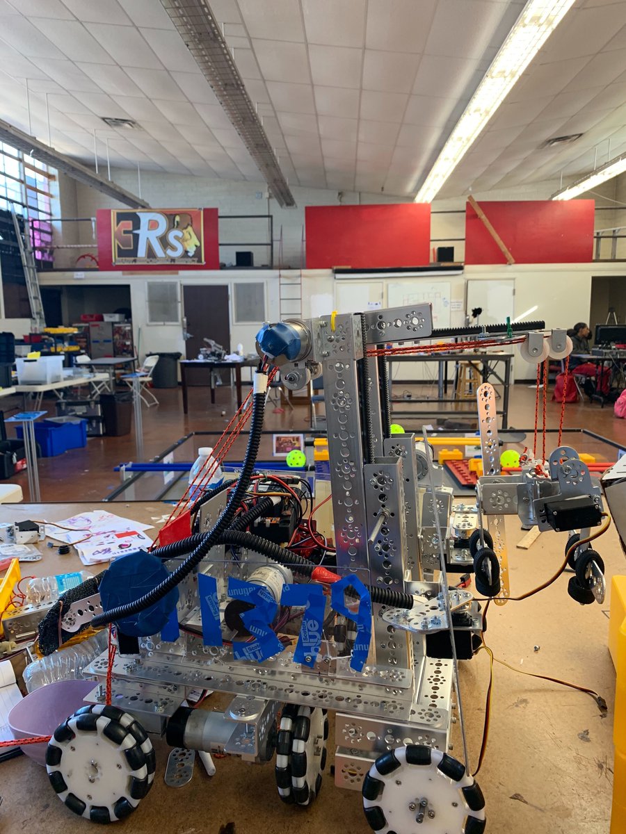 The Morningside High School robotics team is hard at work!