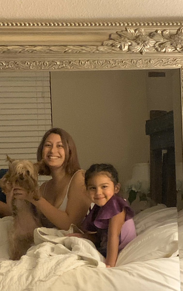 Jeanessa's always playing with Bella 💓