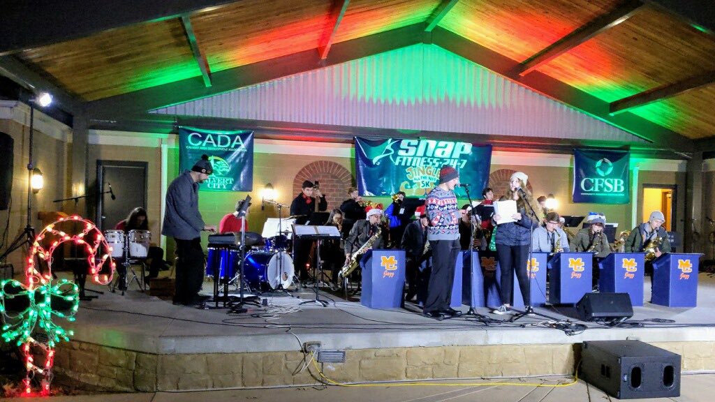 mchsjazz's tweet photo. Had a great time performing at Calvert City Tree Lighting. https://t.co/99x2JXBWts