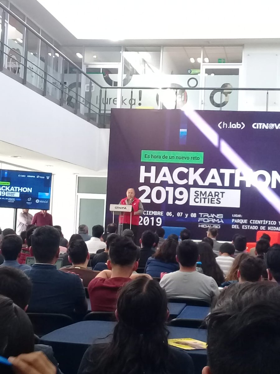 upmetropolitana's tweet photo. La #UPMH se encuentra participando en el "Hackathon", en el Parque Científico y Tecnológico del Estado de Hidalgo. Cabe destacar que este evento tiene por objetivo la innovación cívica regional y el desarrollo de "Smart cities" en la entidad.

@CITNOVA
#WeAreLions 🦁 https://t.co/atpFjY7OcA