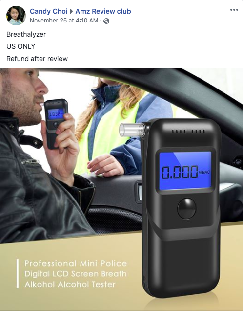 AMZReviewFraud's tweet photo. 3P Seller Maxbuff is committing #reviewfraud on @Amazon by using @Facebook to pay users for reviews. Evidence:

AMZ Listing: https://t.co/rwugwnmwsC
FB Ad: https://t.co/ebiXLPcMfx
FB Page: https://t.co/U6mcVGfDfa
FB Messenger: https://t.co/OQ9x2ffCe3

CC: @FTC, @amazon_policy https://t.co/GrG5eILy38