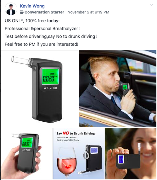 AMZReviewFraud's tweet photo. 3P Seller movour is committing #reviewfraud on @Amazon by using @Facebook to pay users for reviews. Evidence:

AMZ Listing: https://t.co/ZnksxImjIe
FB Ad: https://t.co/968ymQX0nk
FB Page: https://t.co/fopgegGjD1
FB Messenger: https://t.co/QYJgkzc5P7

CC: @FTC, @amazon_policy https://t.co/A8RlWKJnF5