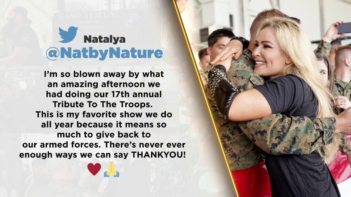 Forever thankful for our #Troops. <a href="/TributeToTroops/">Tribute to Troops</a> #SmackDown