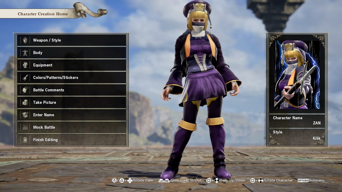 Finally. Zan Partizanne. Again, not too much was changed. But