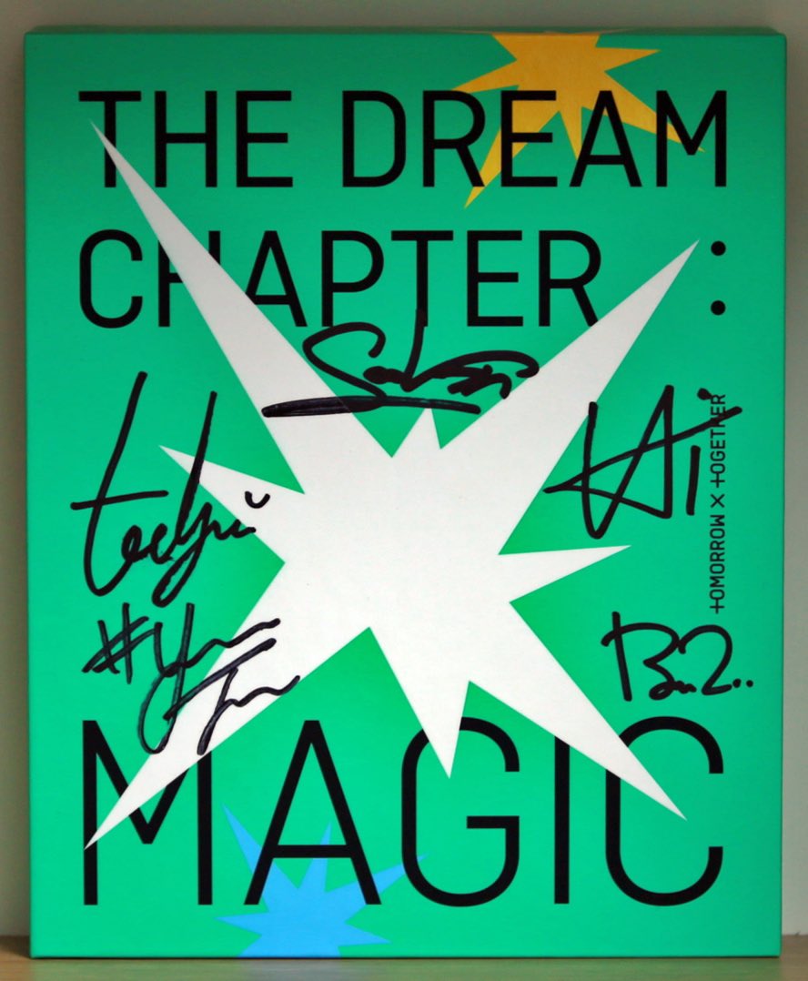 TXT 直筆サイン入り アルバム MAGIC TXT ボムギュ 直筆 サイン MAGIC HOUR イルデ ショーケース