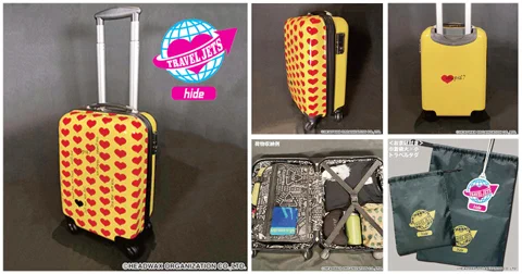 新品 hide イエローハート キャリーケース TRAVEL JETS hide official on X: 