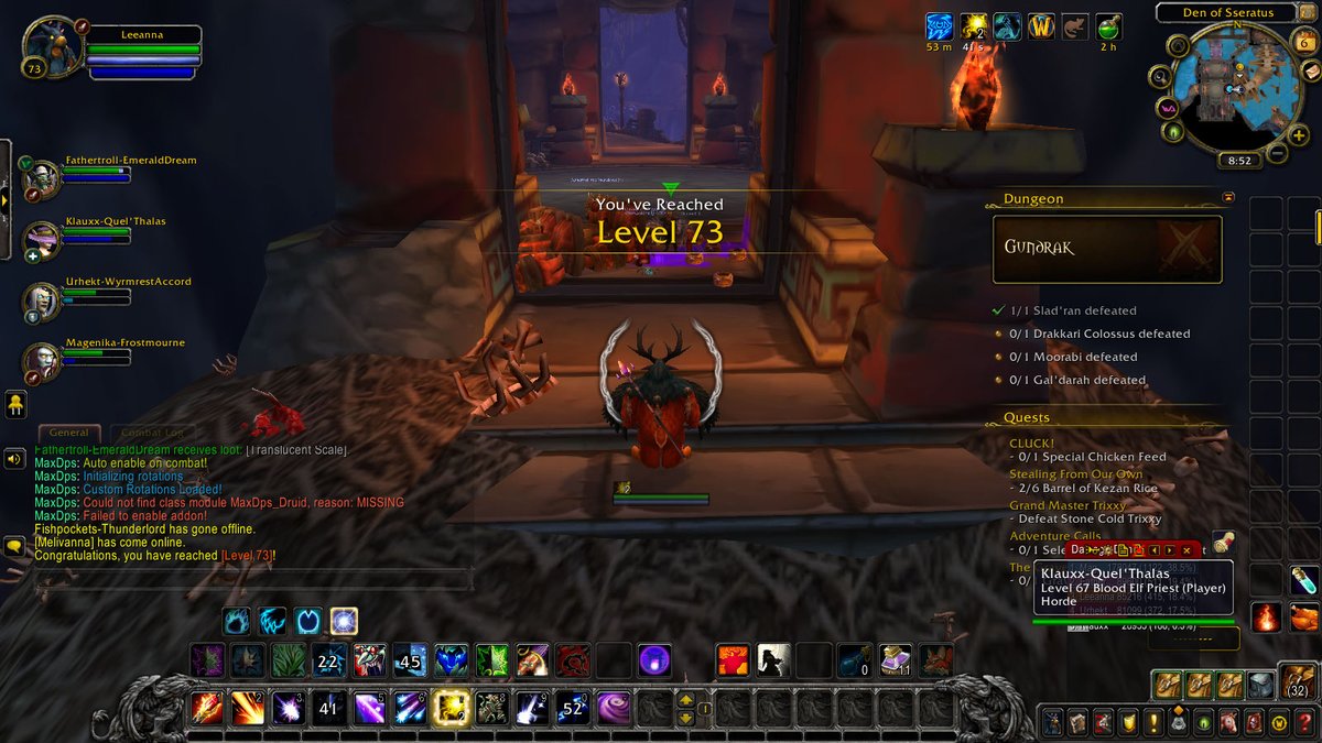 SunshineLovele's tweet photo. 73 trucking right along!
#dungeonmaster #Dungeoncrawl #LvLupp #Dungeon #Warcraft https://t.co/5W2CxqzaTS