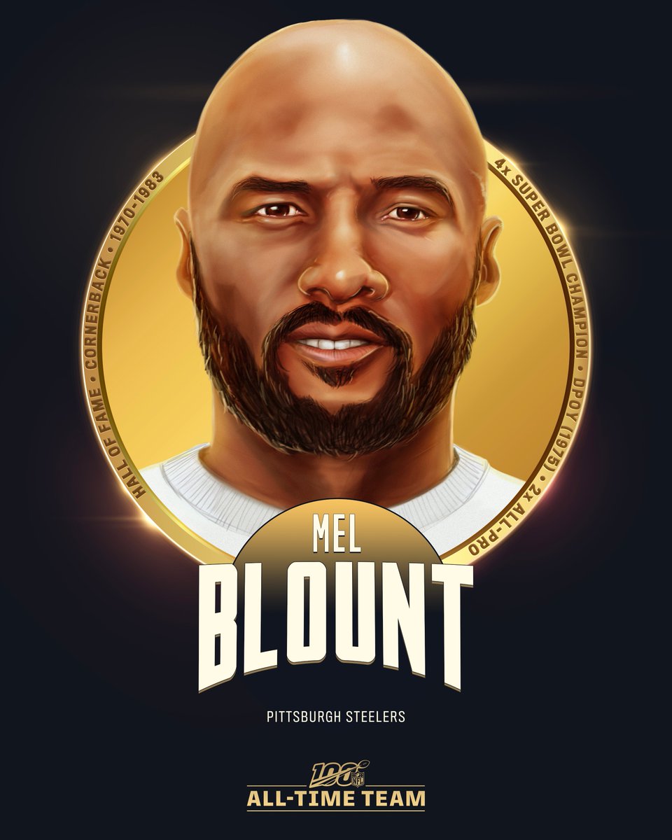 steelers's tweet image. Congratulations to Mel Blount &amp;amp; @RodWoodson26 for earning spots on the #NFL100 All-Time Team!

@NFL | @nflnetwork