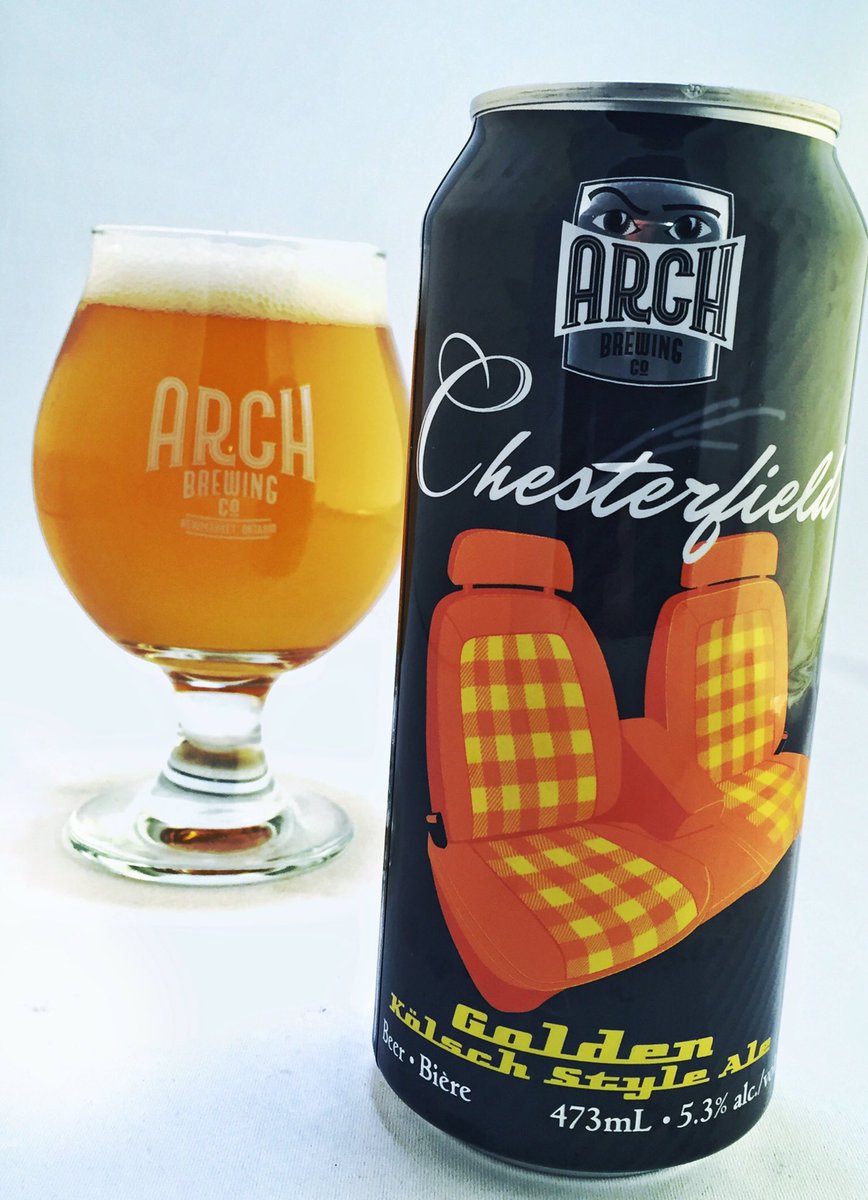 Stop by the brewery for some fresh beer on tap, or pick up a couple cans of Chesterfield to go. #newmarket #CraftBeer #ontariocraftbeer
