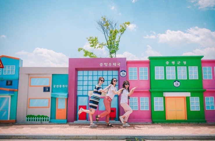 kan_tore's tweet photo. 韓国にある
『曽坪自転車公園』

元々は小さい子が自転車を練習するための場所だったらしい🚲💗

小さい建物とかあって可愛い😌💞
韓国に行ったら絶対行きたい😻🇰🇷 . ☆ https://t.co/5u5qBewTdF