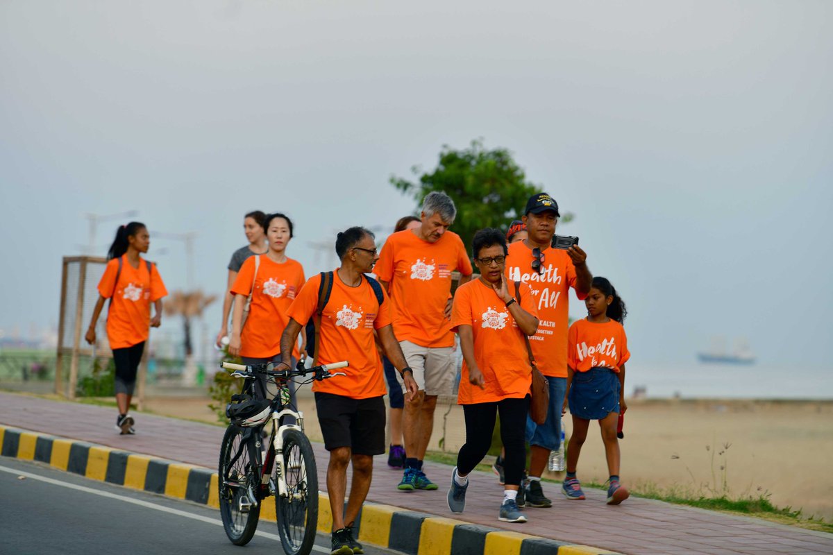 WHOTLS's tweet photo. #WalktheTalk to #orangetheworld 
Hundreds of you who turned up for today's #WalktheTalk is a reaffirmation of the fact that #GenerationEquality  is achievable.
A heartfelt thanks to each one of you who walked in solidarity.
Hope to see you again next #Saturday! https://t.co/9NMUjUO6Br