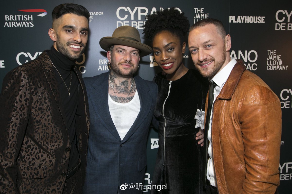 James McAvoy attends the press night after party for "Cyrano de Bergerac" at Cafe At The Crypt on December 6, 2019 in London, England. p5

via <a href="/angel_wang_/">angel.wang</a> 💌