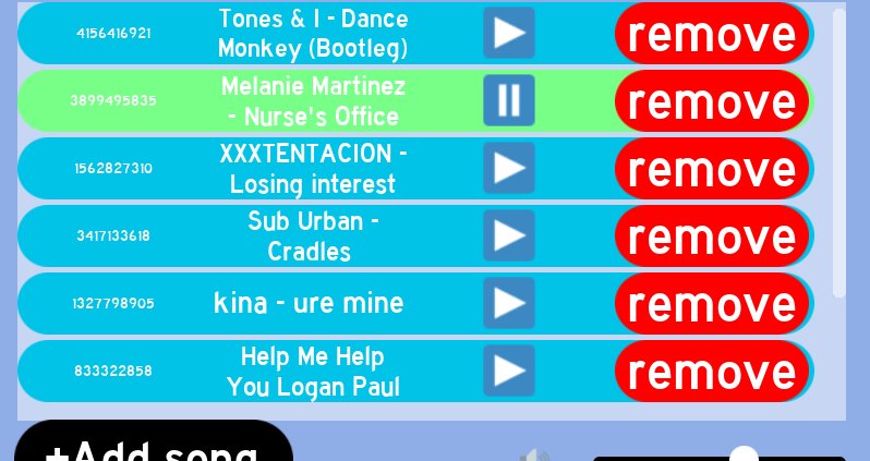 Melanie Martinez K 12 Song Codes Roblox