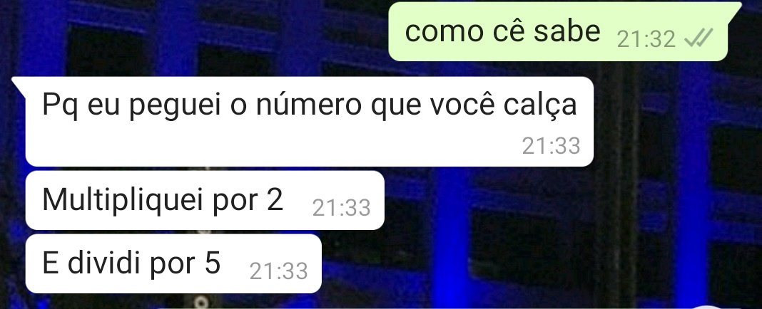 qual o tamanho do meu pé