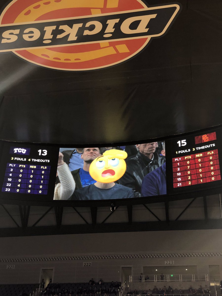 XciteInt's tweet photo. Love seeing our Filter Fan Cam up on the big screen for the first time ever at @DickiesArena!
#GoFrogs #FightOn #GameChanger #GCMVP https://t.co/L2maVgYFLI