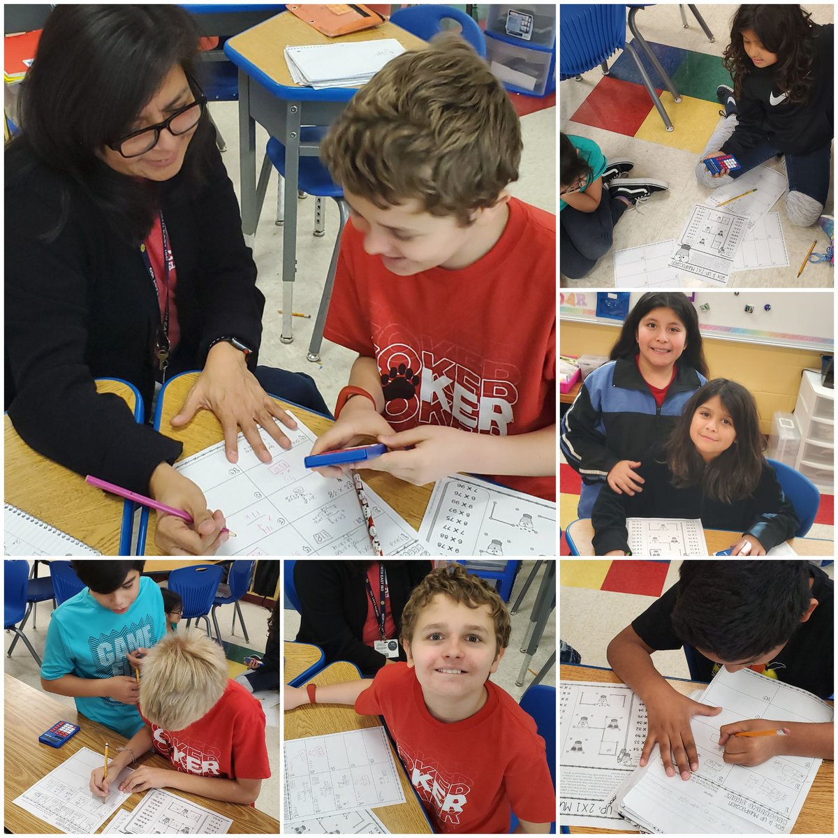 belfordsclass's tweet photo. Students play Box-It-Up to practice multiplication.  #mathisfun @NEISDCokerCubs https://t.co/z0fstU43AB