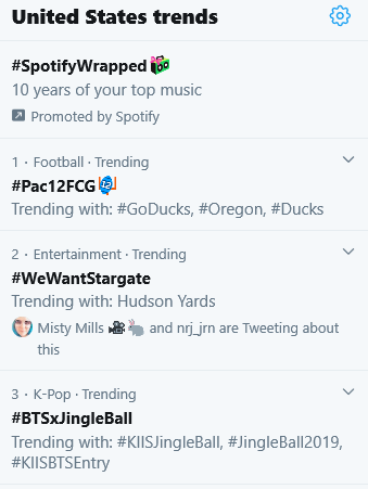 StargateNow's tweet image. I missed this.  BTS is number 3 in the USA and WE are number 2 so we have more rabid fans than BTS if that is even possible.  @bradtravelers @stargatecommand #WeWantStargate
