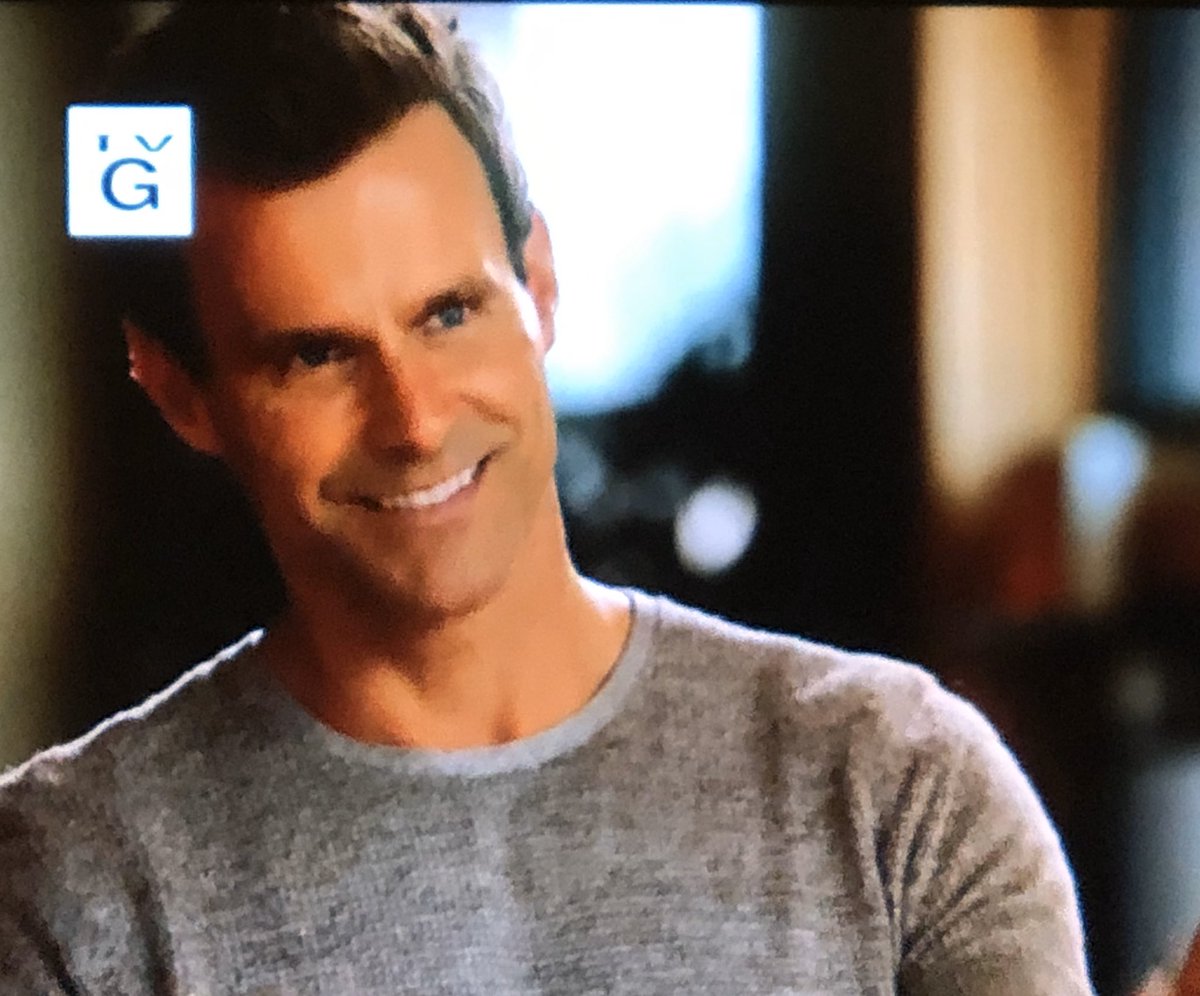Cameron Mathison wearing this thin sweater is not G-rated.  #TheChristmasClub  #SexyChristmasSweaters
