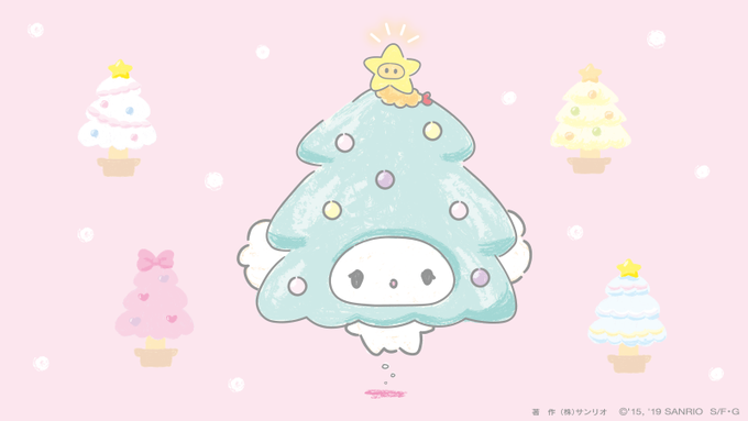 みんなのお家に、こぎみゅんツリーを飾るみゅん・・!☆ #クリスマスツリーの日 