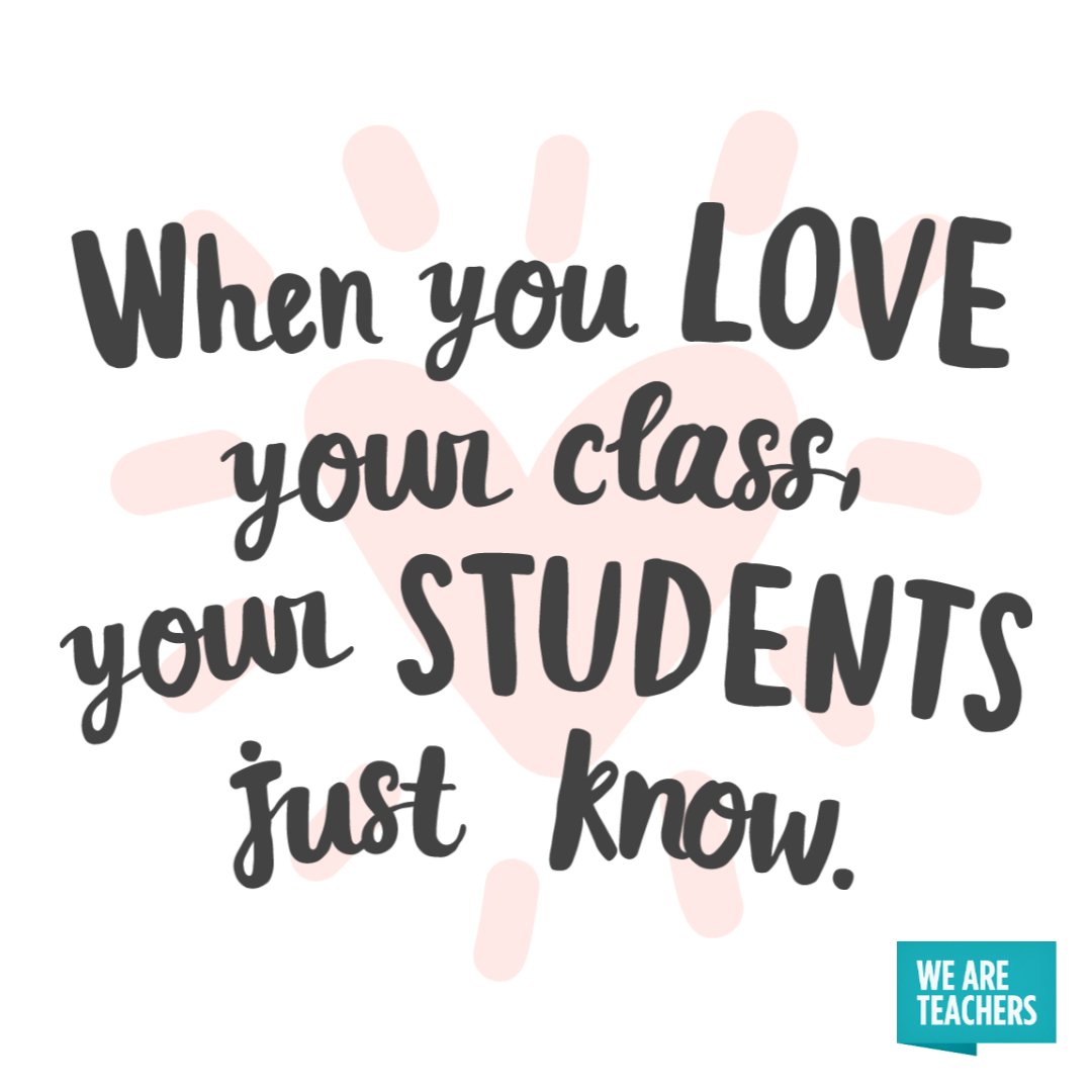 WeAreTeachers's tweet photo. It's true! ❤️ #whyiteach https://t.co/LoZ077Zdnc