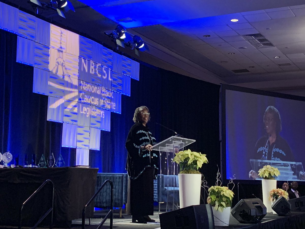 RealTigerWells's tweet image. Rep @GCobbHunter, President of #NBCSL is closing what has been a phenomenal night of celebrating and inspiring leaders, nation builders and world changers. From living legends like Attny Fred Gray, Esq. to leaders like Dr. @EJinAction and @desmondmeade - quite a night. @NBCSLNews