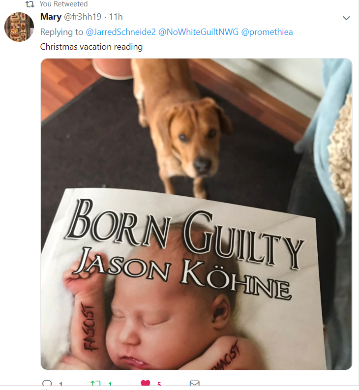NoWhiteGuiltNWG's tweet image. For the one year anniversary of its publication, I will lower the price on Born Guilty by nearly 50%!!! Special price good through Sunday the 15th. a.co/d/6CTiA1B 
#BornGuilty
