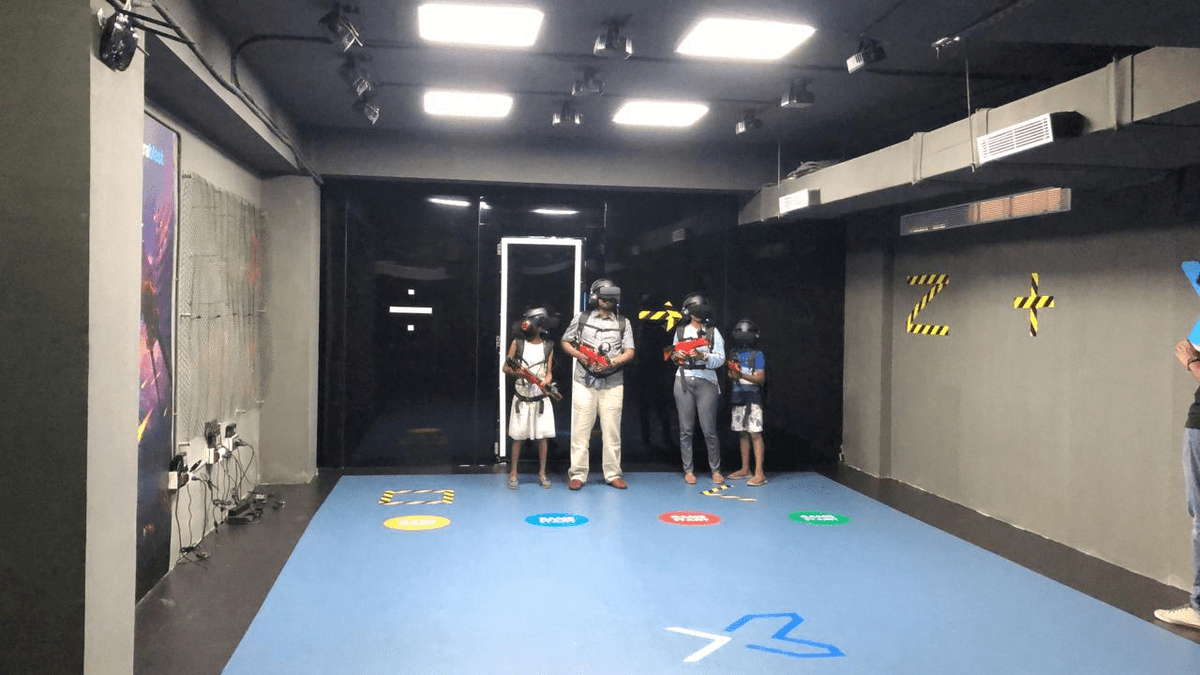 XtrablastVR's tweet photo. Must visit place for Virtual Reality entertainment @ Ispahani Center, Nugambakkam.

India's First Free Roaming VR Team Game. Now Available @ Chennai. Book for 4 &amp; Pay for 3.

Call Us! - 9952999302 (OR) 9500026200
 #chennai #nungambakkam #easports #offer #nvidia #corporate https://t.co/IF8V9ZLPTo