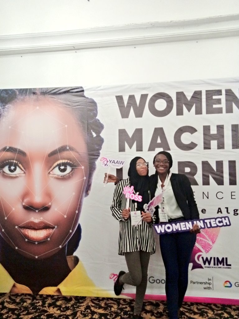 Diyyah92's tweet photo. #3dafricaambassador reunion.  I and @temilad_ Met @ #wiml Accra. It's been a yr and few months since we last saw each other,  we both participated at #Hackforgood2018 last yr. #WiML2019 #WomenInSTEM #womenintech #WomenWhoCode #Ghana https://t.co/sieE5oVM6Y